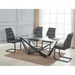 Sale Muebles1Click Mesa W acero negro