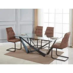 Sale Muebles1Click Mesa W acero negro