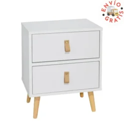 Hot Muebles1Click Mesita Anzio 2 cajones