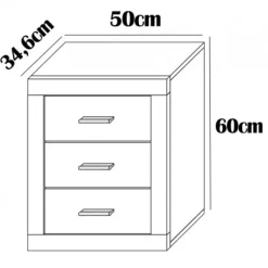 New Muebles1Click Mesita de noche Lara