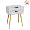 Online Muebles1Click Mesita Fiano 2 cajones