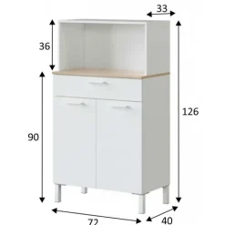 Sale Muebles1Click Mueble auxiliar cocina Fast