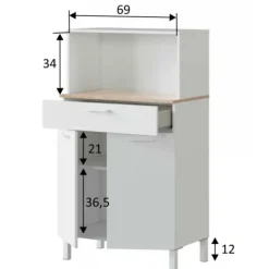 Sale Muebles1Click Mueble auxiliar cocina Fast