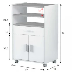 Best Muebles1Click Mueble microondas Cheff