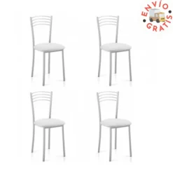 Discount Muebles1Click Pack de 4 sillas Gida