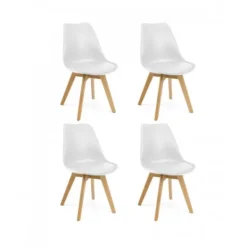 Clearance Muebles1Click Pack de 4 sillas Nordic