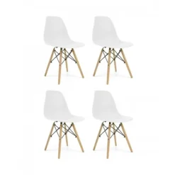 Clearance Muebles1Click Pack de 4 sillas Vintage