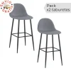 Best Muebles1Click Pack de 2 taburetes James