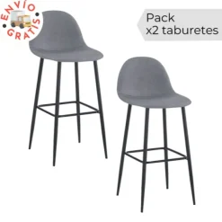 Best Muebles1Click Pack de 2 taburetes James