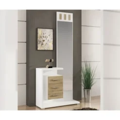 Muebles1Click Recibidor con espejo Prisma