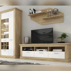 Discount Muebles1Click Salón Chellen Cambria-Blanco 01