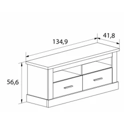 New Muebles1Click Salón Chellén Cambria-Blanco 07
