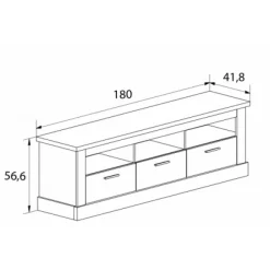 Discount Muebles1Click Salón Chellén 305cm.