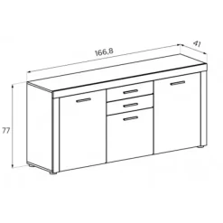 Outlet Muebles1Click Salón comedor completo Texas