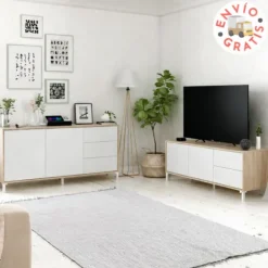 Online Muebles1Click Salón Urban Plus roble-blanco