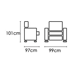 Best Muebles1Click Sillón relax Madrid