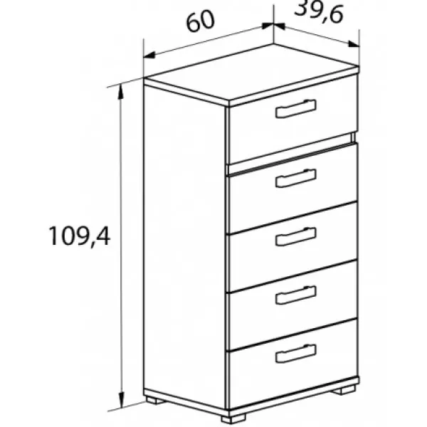 Muebles1Click Sinfonier modelo Priego