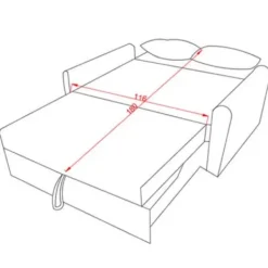 Hot Muebles1Click Sofá cama Ciro