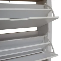 Best Muebles1Click Zapatero Tívoli blanco-aserrado 2P