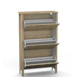 Clearance Muebles1Click Zapatero Wita Aserrado letras